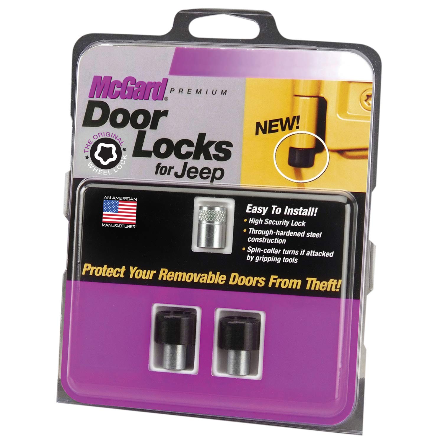Amazon.com: McGard 76057 Black (M6 x 1.0 Thread Size) 2-Door Lock